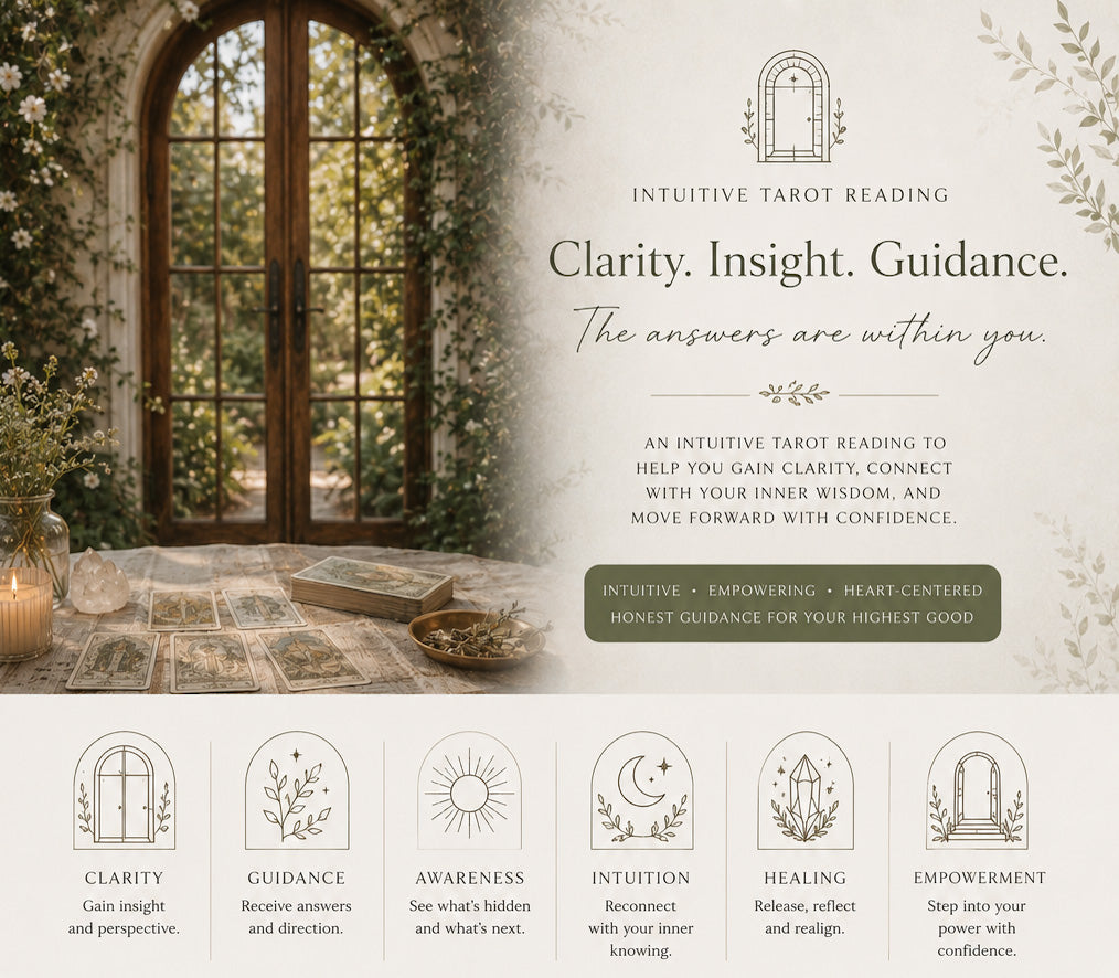 Intuitive Tarot + Oracle Reading — Emailed PDF