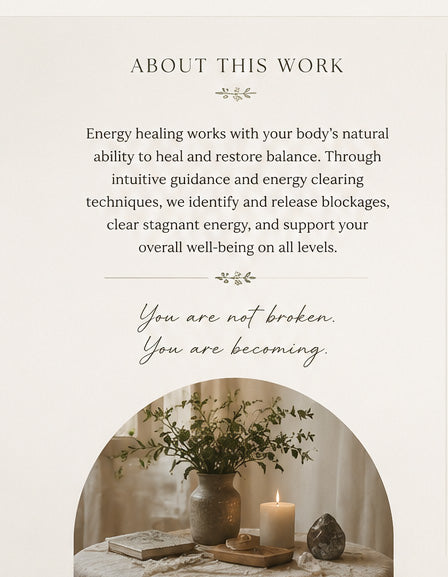 Healing Energy Session — 30 Minute Distance Healing
